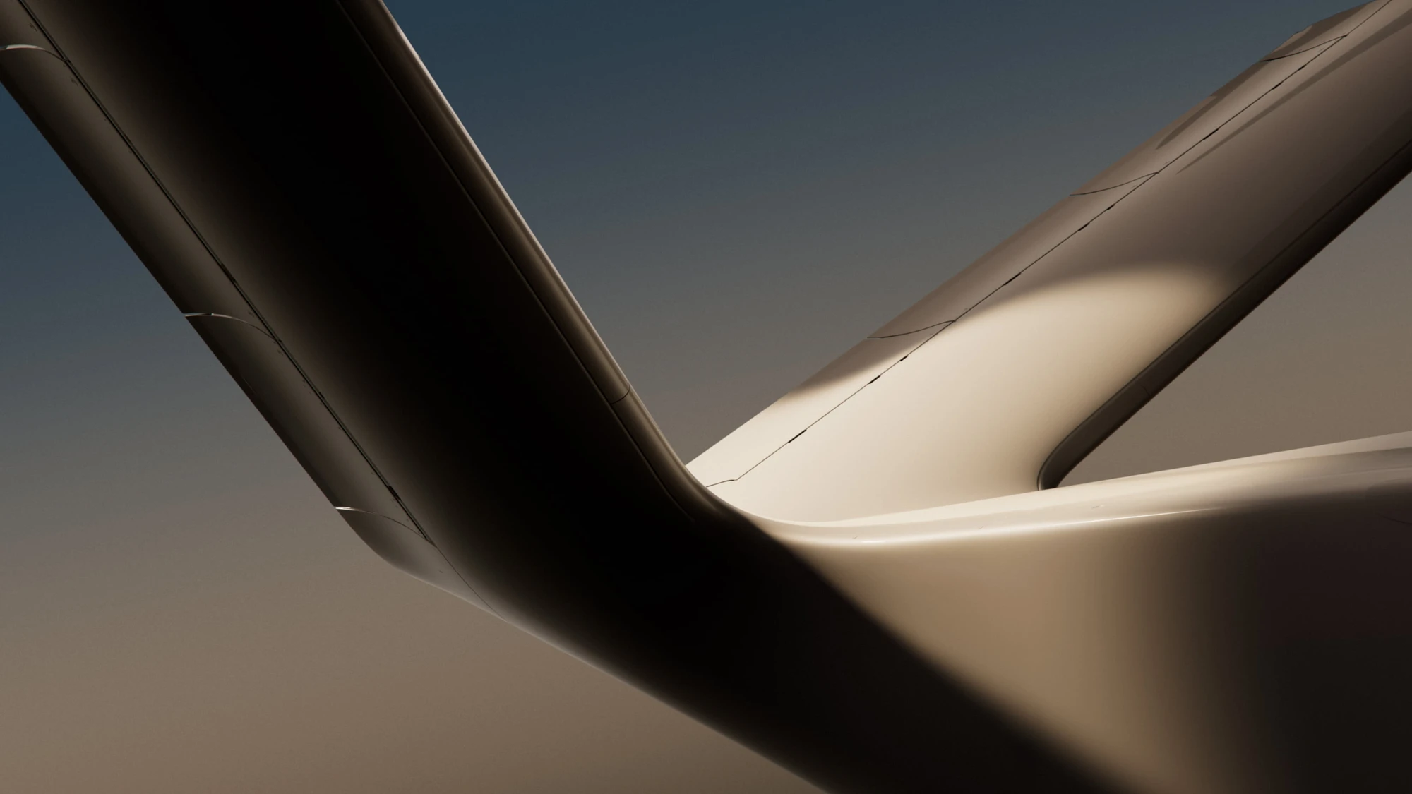 Joby S4 aircraft wing close-up