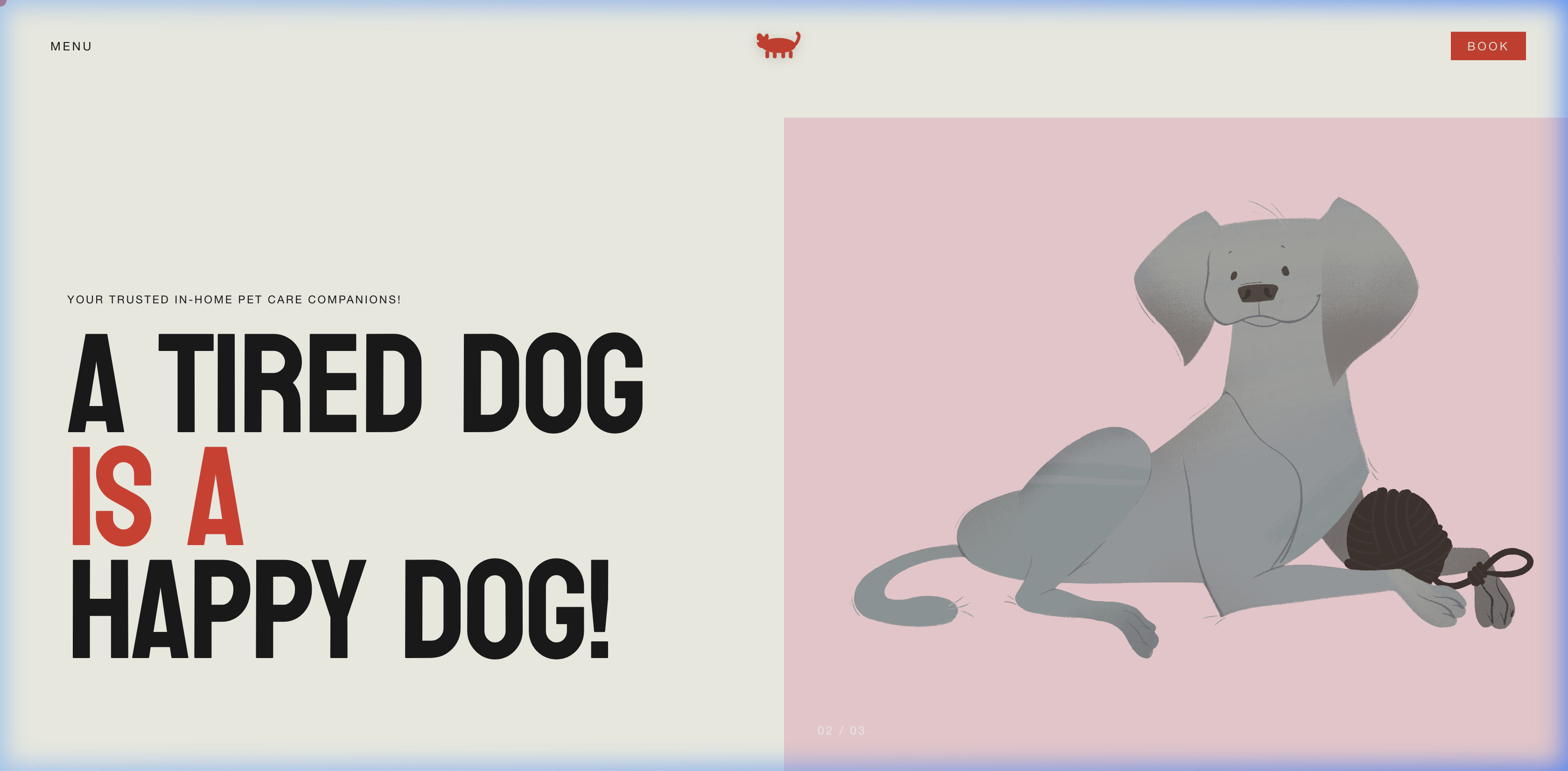 Don't Board Me pet care website